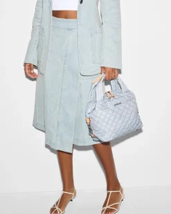 MZ Wallace Metro|Crossbody|Small Sutton Deluxe Chambray