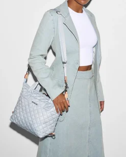 MZ Wallace Metro|Crossbody|Small Sutton Deluxe Chambray
