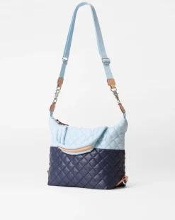 MZ Wallace Metro|Crossbody|Small Sutton Deluxe Dawn/CrystalBlue