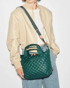 MZ Wallace Metro|Crossbody|Small Sutton Deluxe Emerald