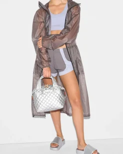MZ Wallace Metro|Crossbody|Small Sutton Deluxe MatteSilver