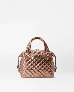 MZ Wallace Metro|Crossbody|Small Sutton Deluxe CopperMetallicLacquer