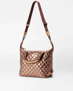 MZ Wallace Metro|Crossbody|Small Sutton Deluxe CopperMetallicLacquer