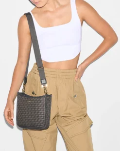 MZ Wallace Crossbody|MZW Exclusives|Small Woven Box Crossbody Magnet