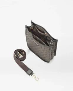 MZ Wallace Crossbody|MZW Exclusives|Small Woven Box Crossbody Magnet