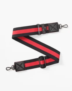 MZ Wallace Accessories|Strap Black/RedII