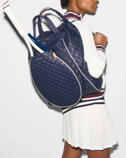 MZ Wallace Fitness|Backpacks|Tennis Convertible Backpack Dawn/Ecru