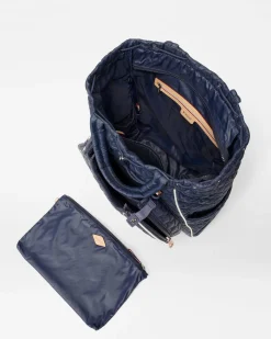 MZ Wallace Fitness|Backpacks|Tennis Convertible Backpack Dawn/Ecru