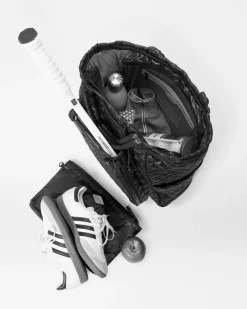 MZ Wallace Fitness|Backpacks|Tennis Convertible Backpack Dawn/Ecru