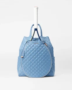 MZ Wallace Metro|Backpacks|Tennis Convertible Backpack CornflowerBlue/Pebble