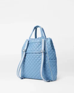 MZ Wallace Metro|Backpacks|Tennis Convertible Backpack CornflowerBlue/Pebble