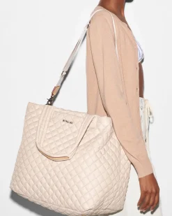 MZ Wallace Metro|Totes|The Metro Tote® Deluxe - Large Mushroom