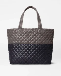 MZ Wallace Metro|Totes|The Metro Tote® Deluxe - Large Black/MagnetColorBlock