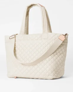 MZ Wallace Metro|Totes|The Metro Tote® Deluxe - Large Sandshell