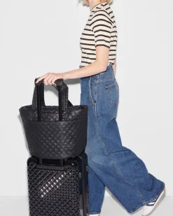 MZ Wallace Metro|Baby|The Metro Tote® Deluxe - Medium BlackRec