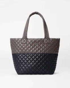 MZ Wallace Metro|Totes|The Metro Tote® Deluxe - Medium Black/MagnetColorBlock