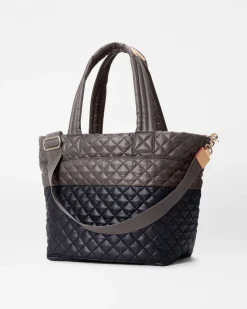 MZ Wallace Metro|Totes|The Metro Tote® Deluxe - Medium Black/MagnetColorBlock