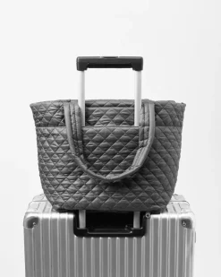 MZ Wallace Travel|Metro|The Metro Tote® Deluxe - Medium Black/NavyColorBlock