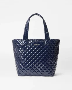 MZ Wallace Metro|Totes|The Metro Tote® Deluxe - Medium NavyLacquer