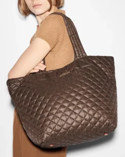 MZ Wallace Metro|Totes|The Metro Tote® Deluxe - Medium Walnut