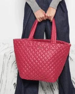 MZ Wallace Metro|Totes|The Metro Tote® Deluxe - Medium Dahlia