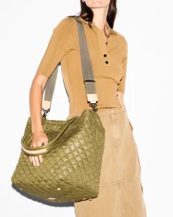 MZ Wallace Metro|Totes|The Metro Tote® Deluxe - Medium Moss