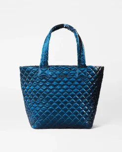 MZ Wallace Metro|Totes|The Metro Tote® Deluxe - Medium MidnightLiquid