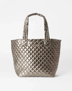 MZ Wallace Metro|Totes|The Metro Tote® Deluxe - Medium MoondustMetallicLacquer