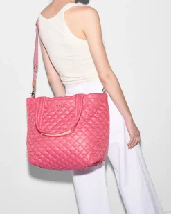 MZ Wallace Metro|Totes|The Metro Tote® Deluxe - Medium Zinnia