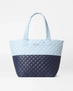 MZ Wallace Metro|Totes|The Metro Tote® Deluxe - Medium Dawn/CrystalBlue