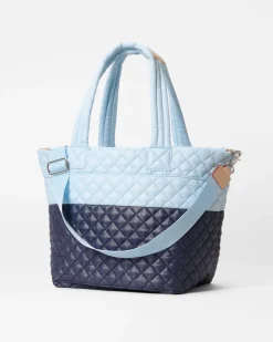 MZ Wallace Metro|Totes|The Metro Tote® Deluxe - Medium Dawn/CrystalBlue