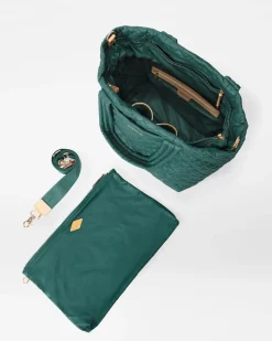 MZ Wallace Metro|Totes|The Metro Tote® Deluxe - Medium Emerald