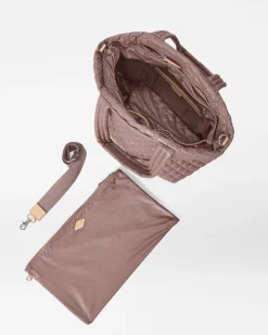 MZ Wallace Metro|Totes|The Metro Tote® Deluxe - Medium Mauve