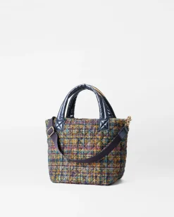 MZ Wallace Totes|Metro|The Metro Tote® Deluxe - Mini GoldMultiTweed