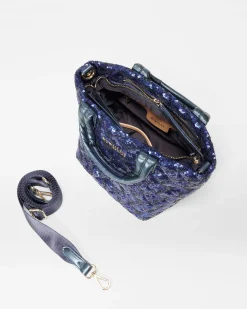 MZ Wallace Metro|The Metro Tote® Deluxe|The Metro Tote® Deluxe - Micro SapphireSequin
