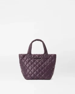 MZ Wallace Crossbody|Metro|The Metro Tote® Deluxe - Micro Raisin