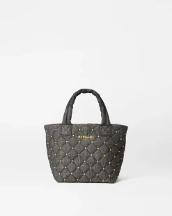 MZ Wallace Metro|Totes|The Metro Tote® Deluxe - Micro TrueCharcoalDenim