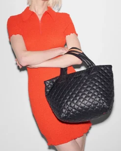 MZ Wallace Metro|Crossbody|The Metro Tote® Deluxe - Small BlackRec