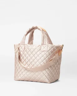 MZ Wallace Metro|Totes|The Metro Tote® Deluxe - Small PaleRoseGold