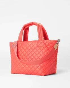MZ Wallace Metro|Totes|The Metro Tote® Deluxe - Small CoralRec