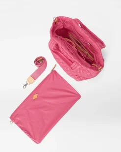 MZ Wallace Metro|Totes|The Metro Tote® Deluxe - Small Zinnia