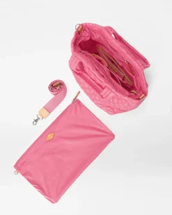 MZ Wallace Metro|Totes|The Metro Tote® Deluxe - Small Flamingo