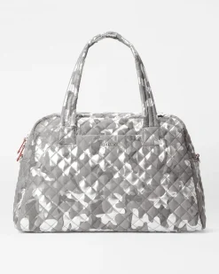 MZ Wallace Metro|Duffels|Travel Jim SilverMetallicCamo
