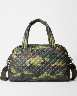 MZ Wallace Metro|Duffels|Travel Jimmy GreenCamowithMatteBlackHardware