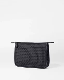 MZ Wallace Accessories|Woven Metro Clutch Black
